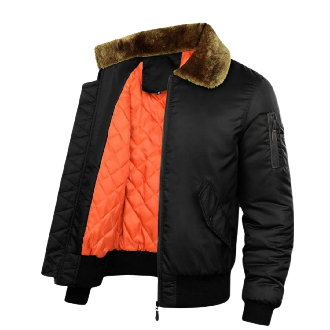Women's Warm Lined Bomber Jacket