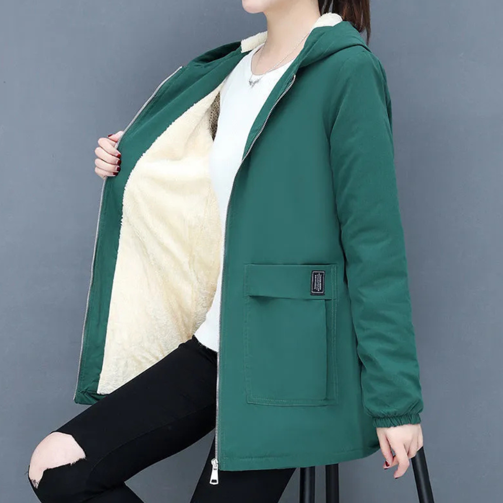 Stylish Women's Winter Jacket with Hood