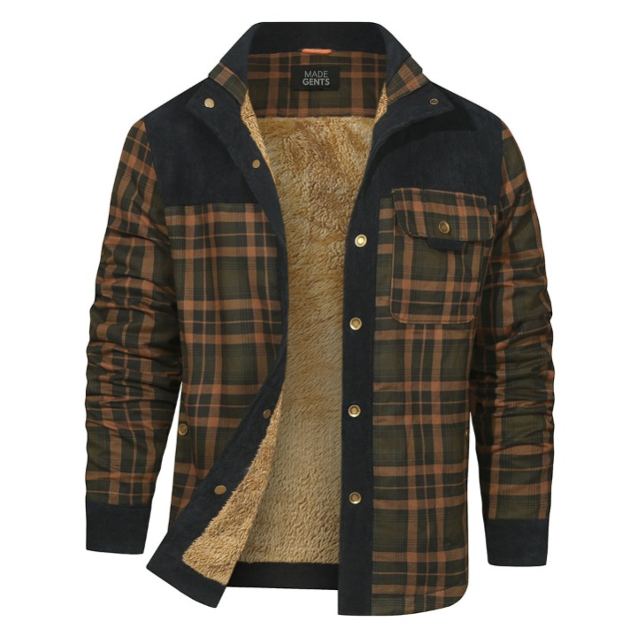 Modisches Karo Hemdjacke