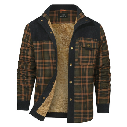 Modisches Karo Hemdjacke