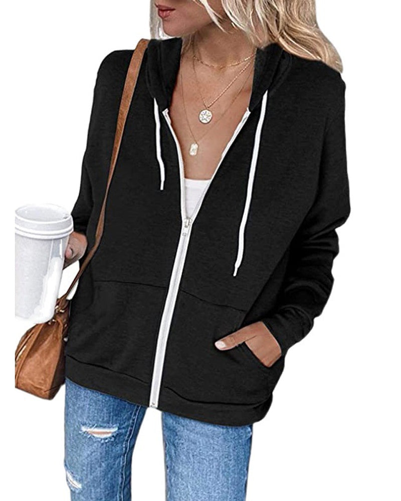 Women's Comfortable Hoodie with Pockets