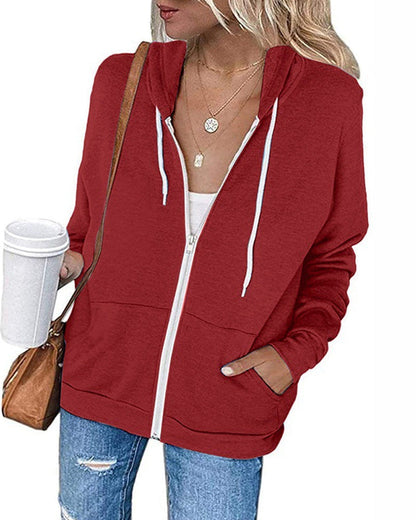 Women's Comfortable Hoodie with Pockets