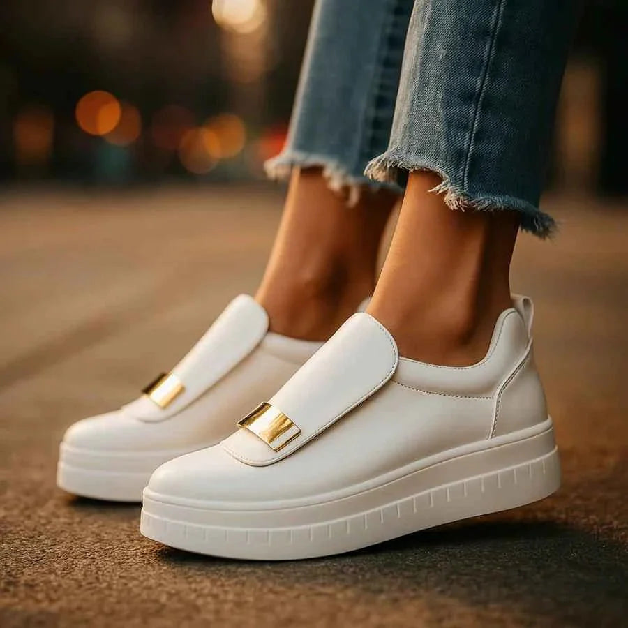 Women's Platform Loafer Shoes Chic