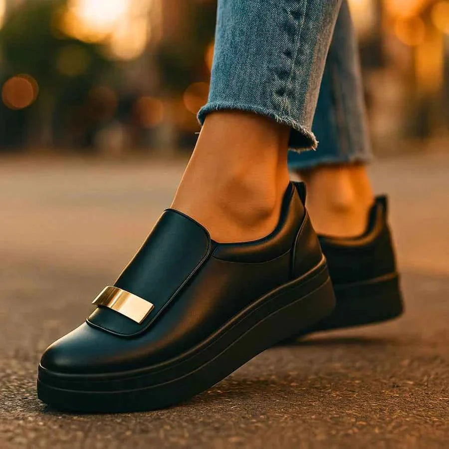 Women's Platform Loafer Shoes Chic