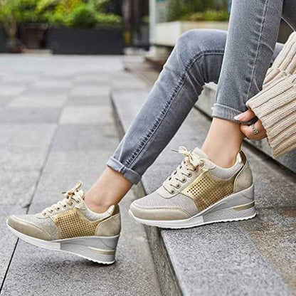 Platform High-Top Fashionable Sneakers