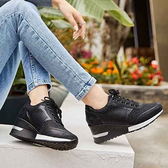 Platform High-Top Fashionable Sneakers