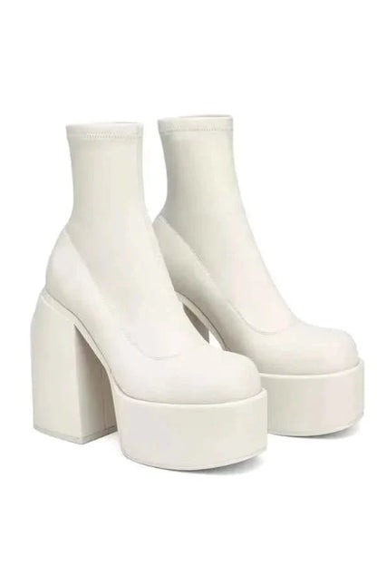 Women's High Platform Ankle Boots