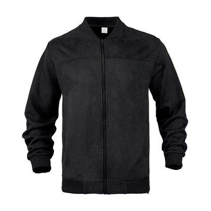 Männer Lederjacke Übergangsjacke Stehkragen Style