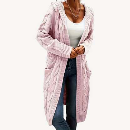 Hooded Cardigan Comfortable Warm