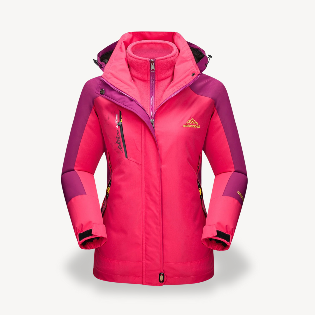 Wasserdichte Damen Skijacke 3-in-1 Funktion