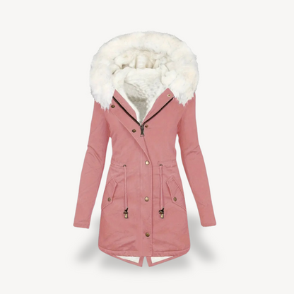 Women's Faux Fur Parka Coat Winter Jacket