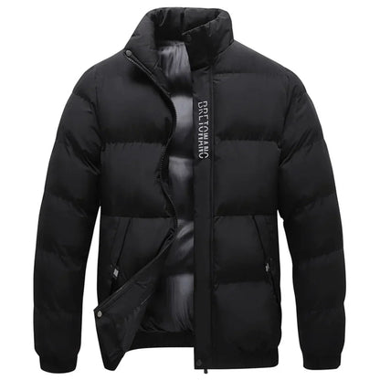 Men's Elegant Winter Jacket with Collar