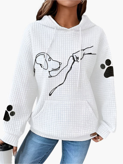 Trendy Hoodie With Kangaroo Pocket