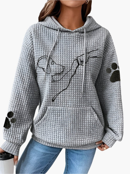 Trendy Hoodie With Kangaroo Pocket