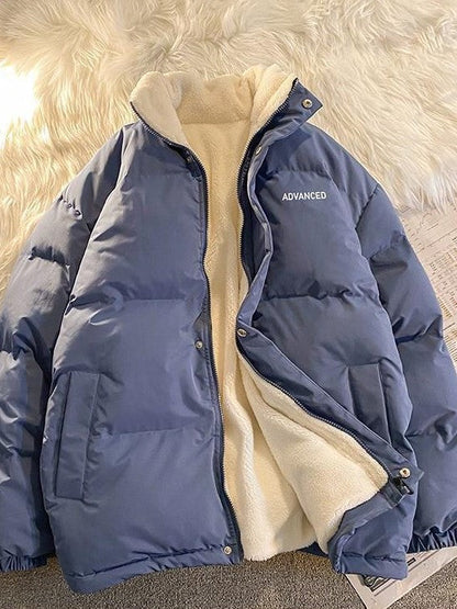 Kurze Damenjacke Quiltet Einfarbig Sportlich
