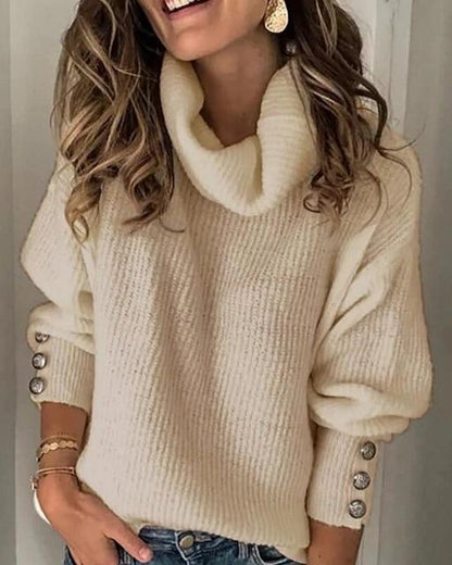 Spring Sweater Cuddly Warm Long-Sleeved
