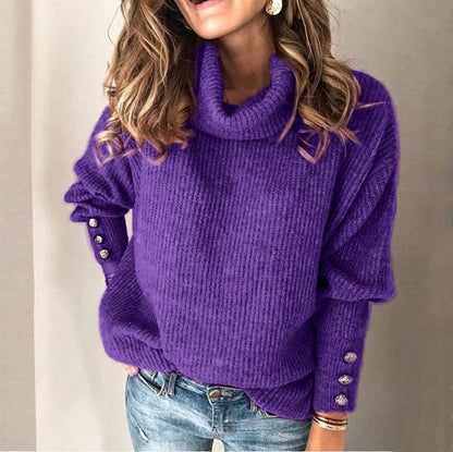 Thick Knit Pullover for Women Warm