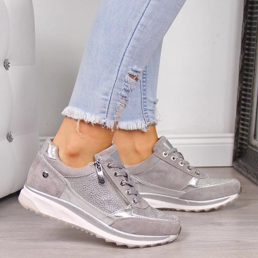 Stylische Herbst Sneaker Warm und Bequem - IdealeKleiden