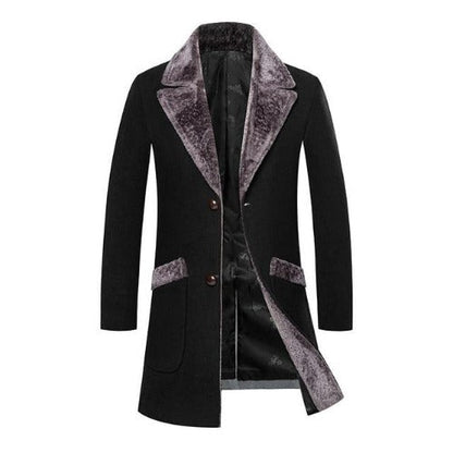 Men's Waterproof Long Windbreaker