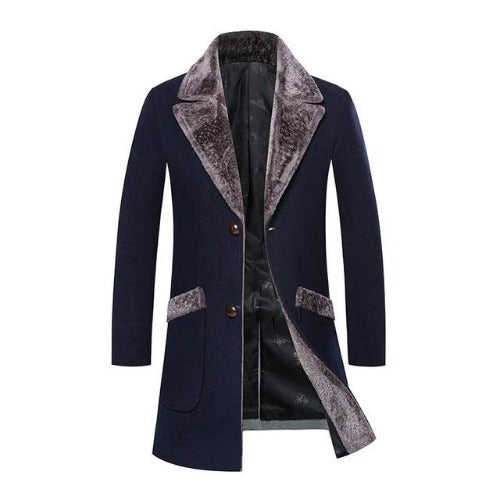 Men's Waterproof Long Windbreaker