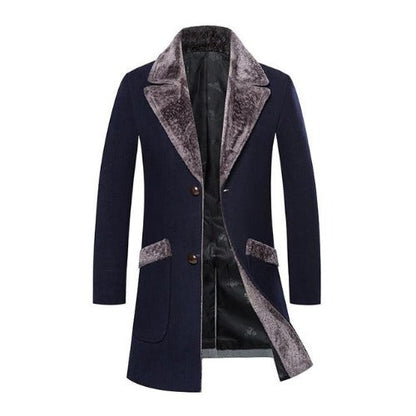 Men's Waterproof Long Windbreaker