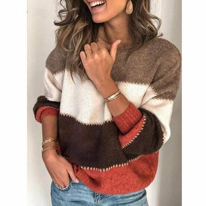 Soft Women's Sweaters O-Neck Comfortable