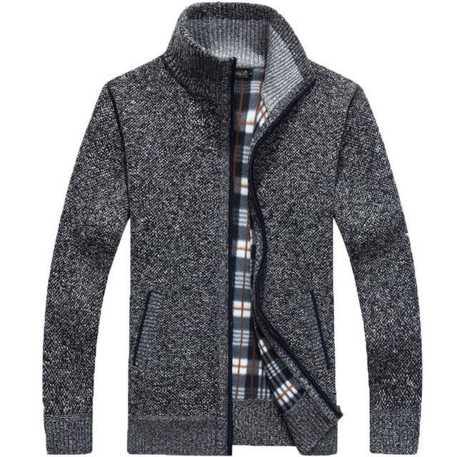 Thick Cardigan Fleece Lined Warm