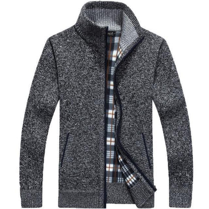Thick Cardigan Fleece Lined Warm