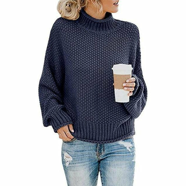Casual Knit Sweater Comfortable Modern