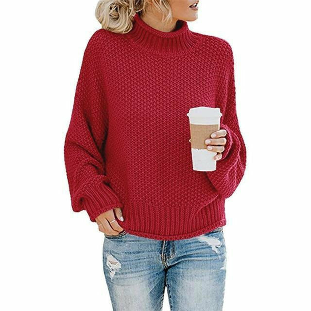 Casual Knit Sweater Comfortable Modern