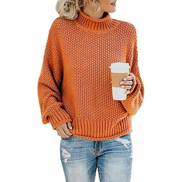 Casual Knit Sweater Comfortable Modern