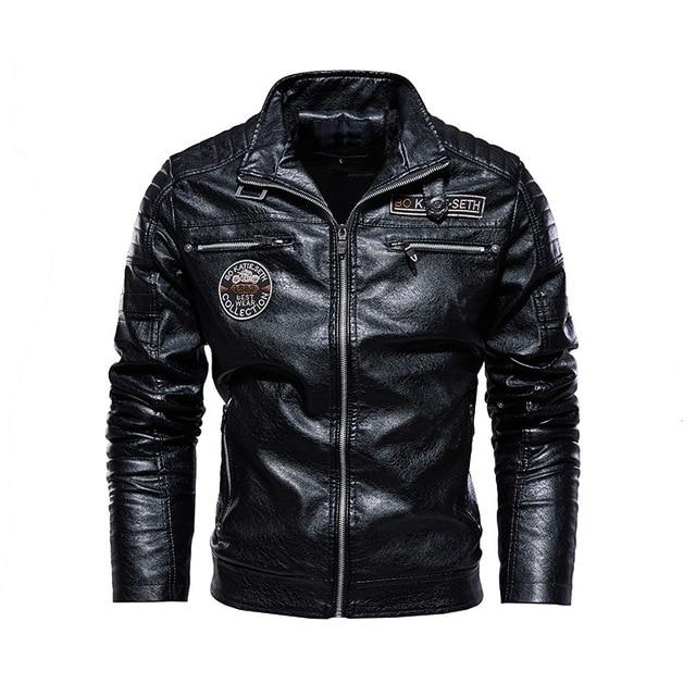 Leather Jacket Elegant Black Premium Quality