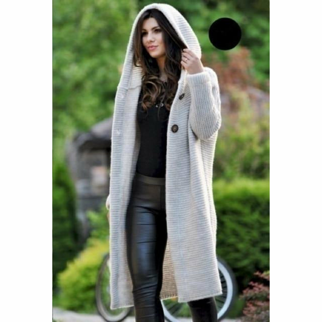 Classic Women's Long Knit Cardigan Quality