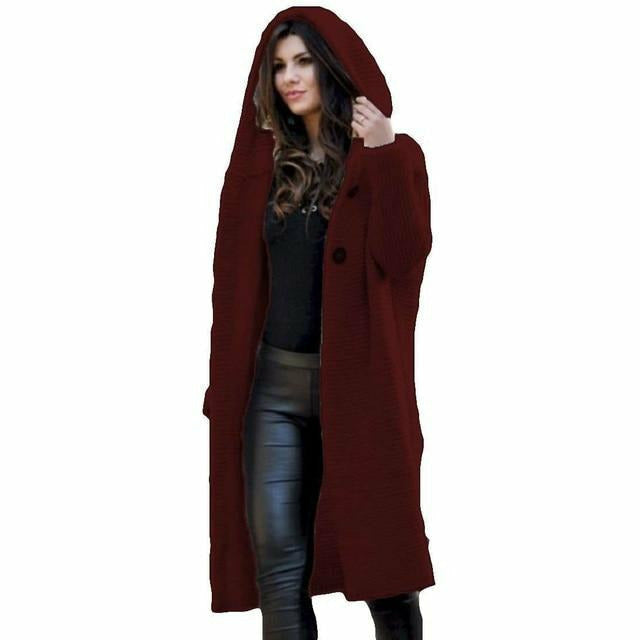 Classic Women's Long Knit Cardigan Quality