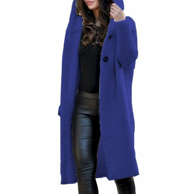 Classic Women's Long Knit Cardigan Quality