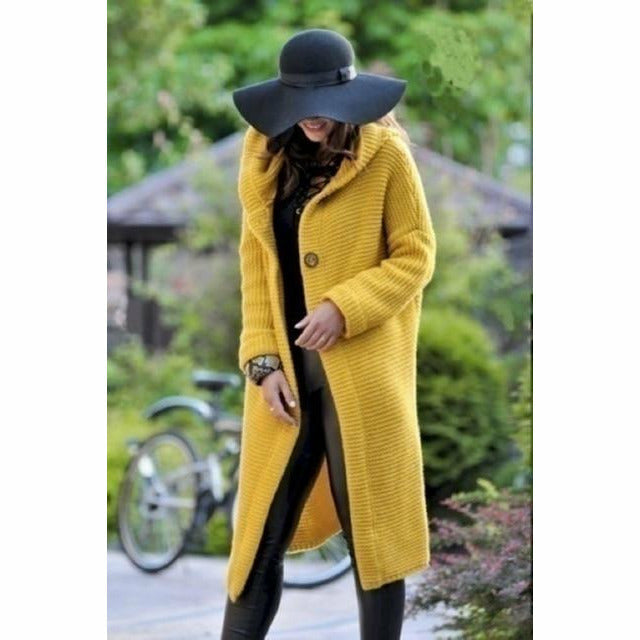 Classic Women's Long Knit Cardigan Quality