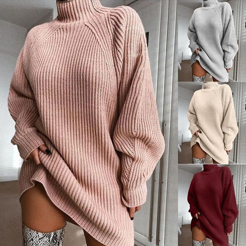 Weicher Strickpullover Herbst Winter Modell - IdealeKleiden