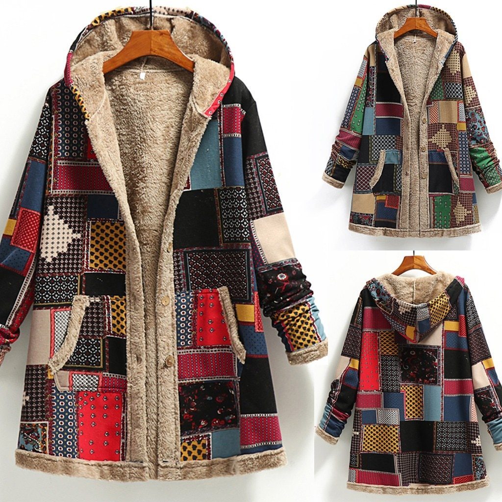 Warme Winterjacke Damen Stylish Design - IdealeKleiden