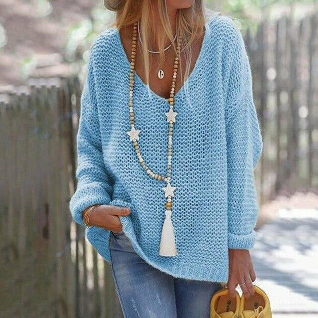Stylish Knitted Sweater for Women - Modern Design