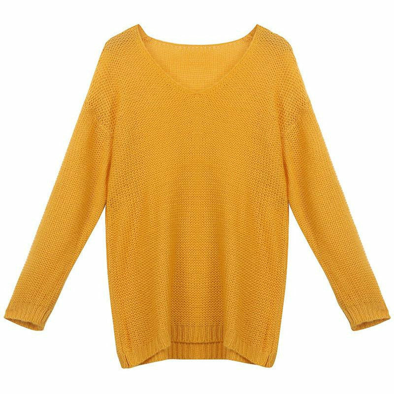 Stilvoller Strickpullover Damen Modern Design - IdealeKleiden