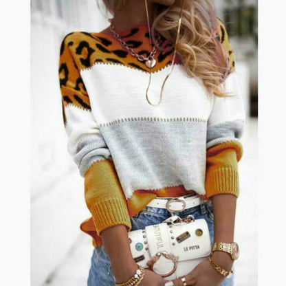 Colorful Patchwork Sweater