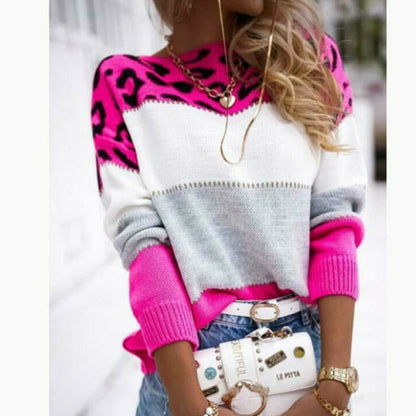 Colorful Patchwork Sweater