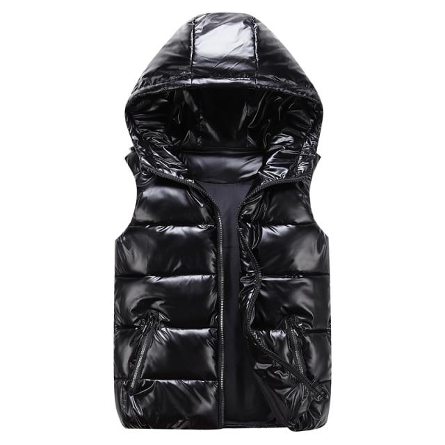 Stylish Quilted Puffer Vest with Hood