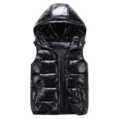 Stylish Quilted Puffer Vest with Hood