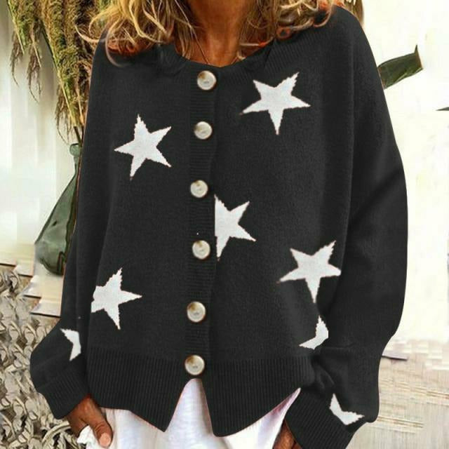Stylish sweaters with star patterns