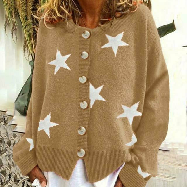 Stylish sweaters with star patterns