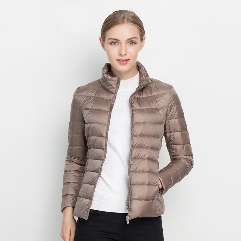 Women's Down Jacket Warm Lightweight Water-Repellent
