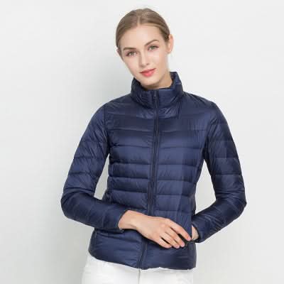 Women's Green Insulated Puffer Winter Jacket