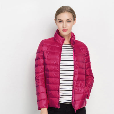 Women's Down Jacket Warm Lightweight Water-Repellent