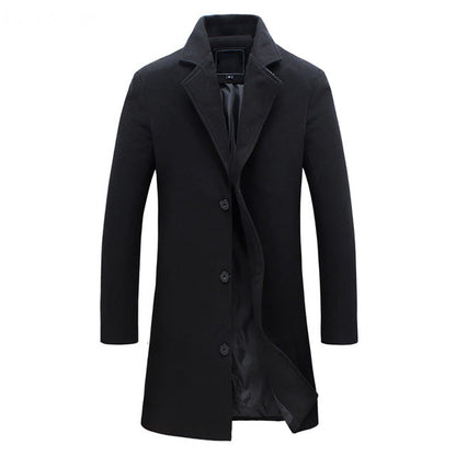 Men's Elegant Lapel Collar Coat